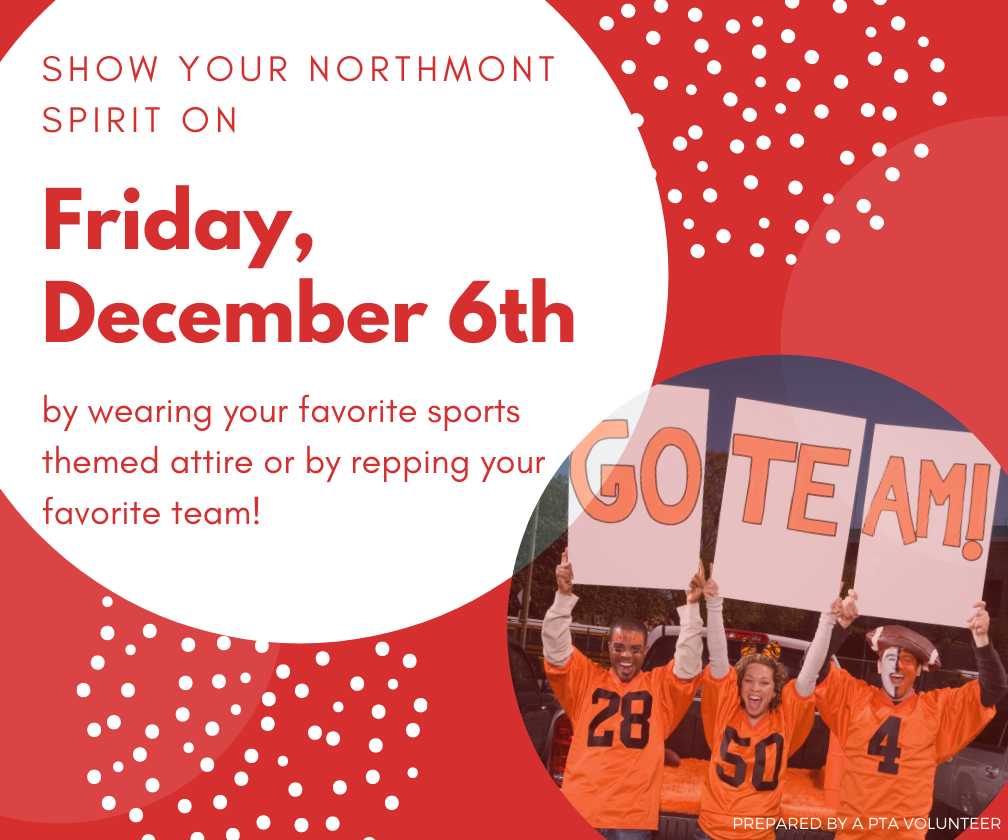 Spirit Day Friday, December 6th